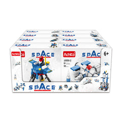Building Blocks 2 Into 8 In 1 Rocket Launch Base Toy