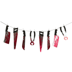 Halloween Haunted House Horror Blood Pull The Flag Hanging Ornaments