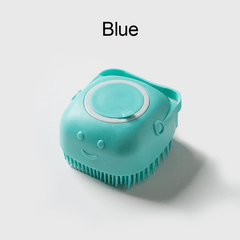 Pet Shampoo Brush Massage Comb for Dog & Cat Grooming