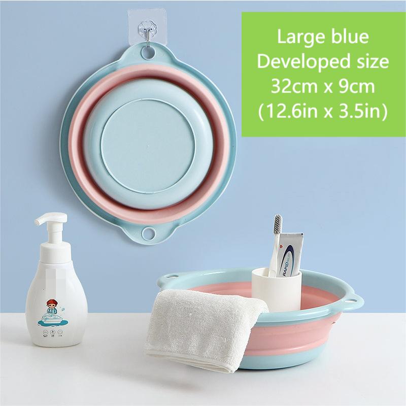Portable Silicone Washbasin Foldable Foot Washing Basin