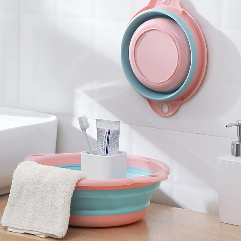 Portable Silicone Washbasin Foldable Foot Washing Basin