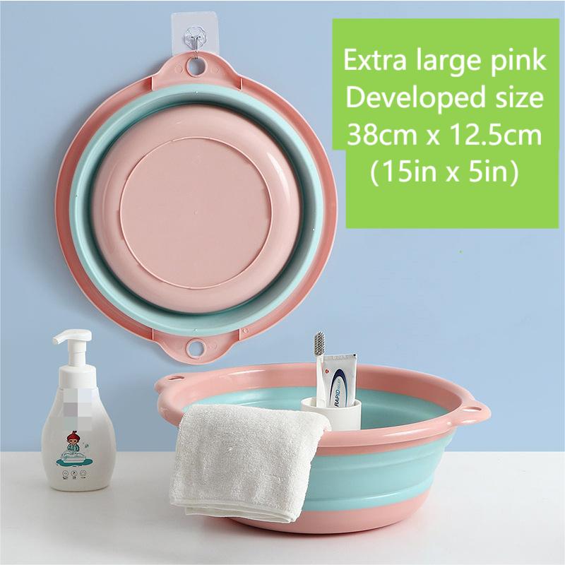 Portable Silicone Washbasin Foldable Foot Washing Basin