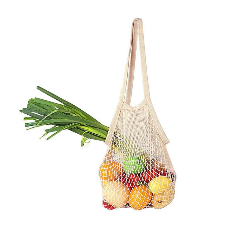 Reusable Grocery Mesh Bags String Shopping Bags Produce Net Tote Bags