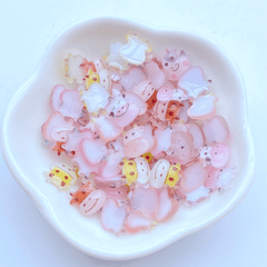 50pcs Mini 9mm Dairy Cattle Resin Flatback Ornament for Jewelry Making