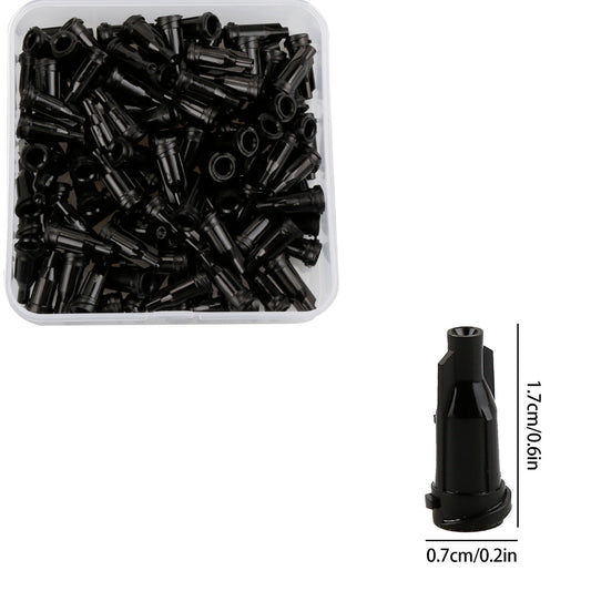 100pcs Luer Lock Syringe Tip Caps Dispensing Needle Tip Cap