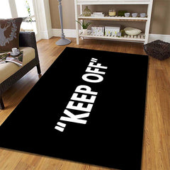 Keep Off Area Rugs Floor Mat - Living Room Bedroom Decor Mat