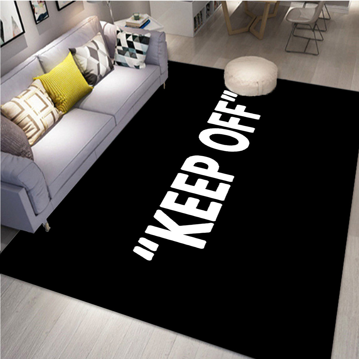 Keep Off Area Rugs Floor Mat - Living Room Bedroom Decor Mat