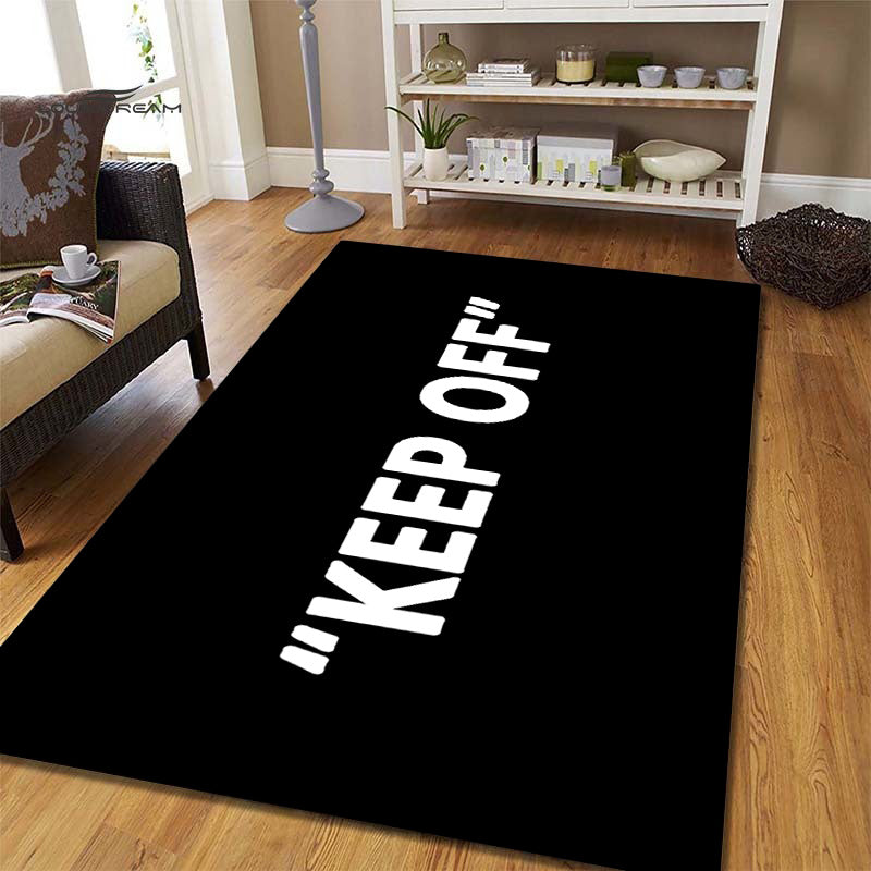 Keep Off Area Rugs Floor Mat - Living Room Bedroom Decor Mat