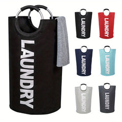 82L Laundry Basket Waterproof Laundry Hamper with Padded Handles