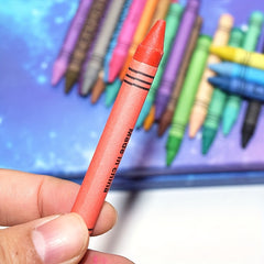 Student Painting & Doodling Washable Colored Crayons Set