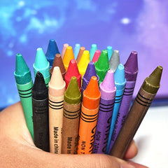 Student Painting & Doodling Washable Colored Crayons Set