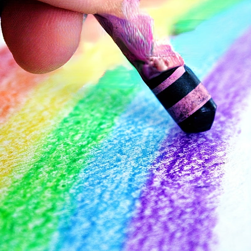 Student Painting & Doodling Washable Colored Crayons Set