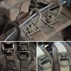Plastic 360 Rotatable D Ring Clips for Outdoor Backpacks