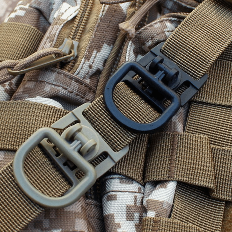 Plastic 360 Rotatable D Ring Clips for Outdoor Backpacks