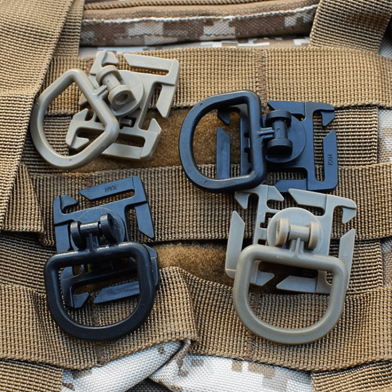 Plastic 360 Rotatable D Ring Clips for Outdoor Backpacks