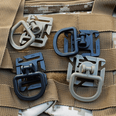 Plastic 360 Rotatable D Ring Clips for Outdoor Backpacks