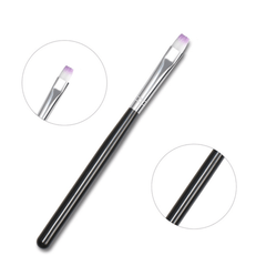 3PCS Nail Art Brush Set Drawing Pen Short Thick Lines Flat Head Phototherapy