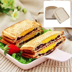 Silicone Sandwich Storage Box Reusable Microwave Lunch Box