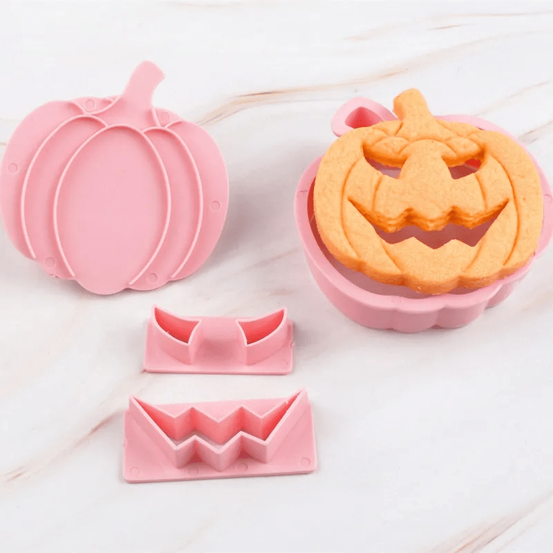 13pcs Halloween Pumpkin Cookie Cutters with Different Faces, Baking Tool