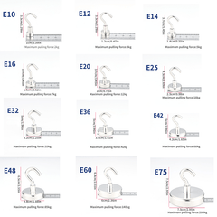 Strong Magnetic Metal Hooks for Hanging - Multipurpose Use