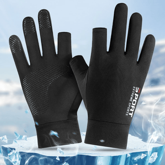 3-Finger Cycling Gloves Shock Absorbing Unisex MTB Bike Breathable Touchscreen
