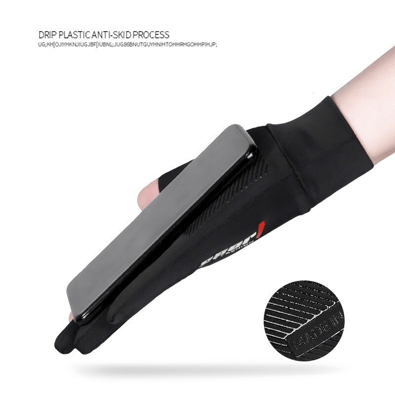 3-Finger Cycling Gloves Shock Absorbing Unisex MTB Bike Breathable Touchscreen
