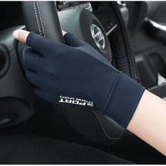 3-Finger Cycling Gloves Shock Absorbing Unisex MTB Bike Breathable Touchscreen