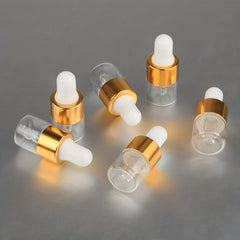 10pcs Mini Essential Oils Sample Dropper Bottles For Traveling Perfume Cosmetic