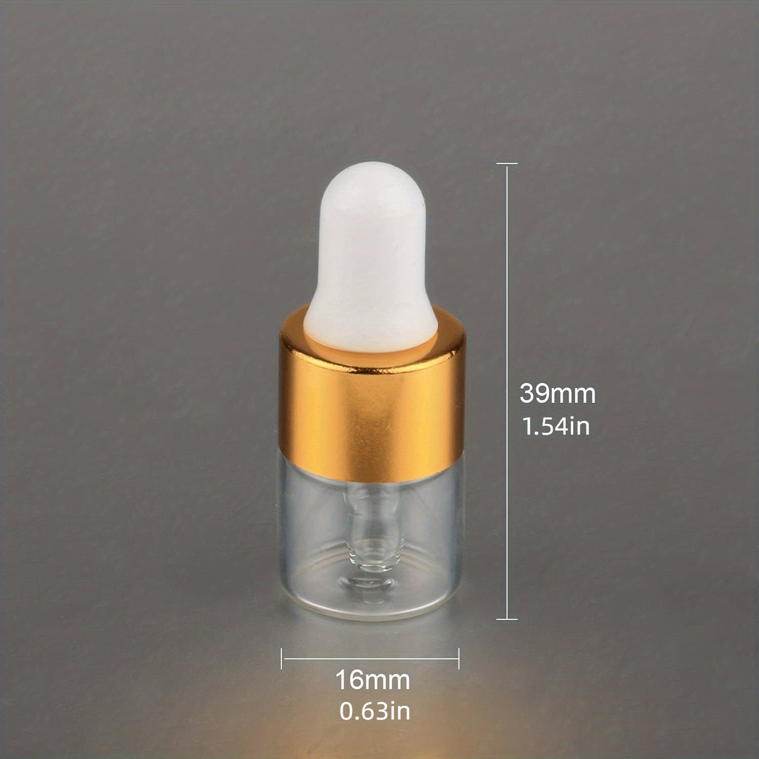 10pcs Mini Essential Oils Sample Dropper Bottles For Traveling Perfume Cosmetic