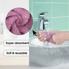 Cleaning Towel Dishwashing Duster Cloth Scouring Pad Kitchen Supply