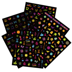 Self Adhesive Cartoon Halloween Nail Art Stickers