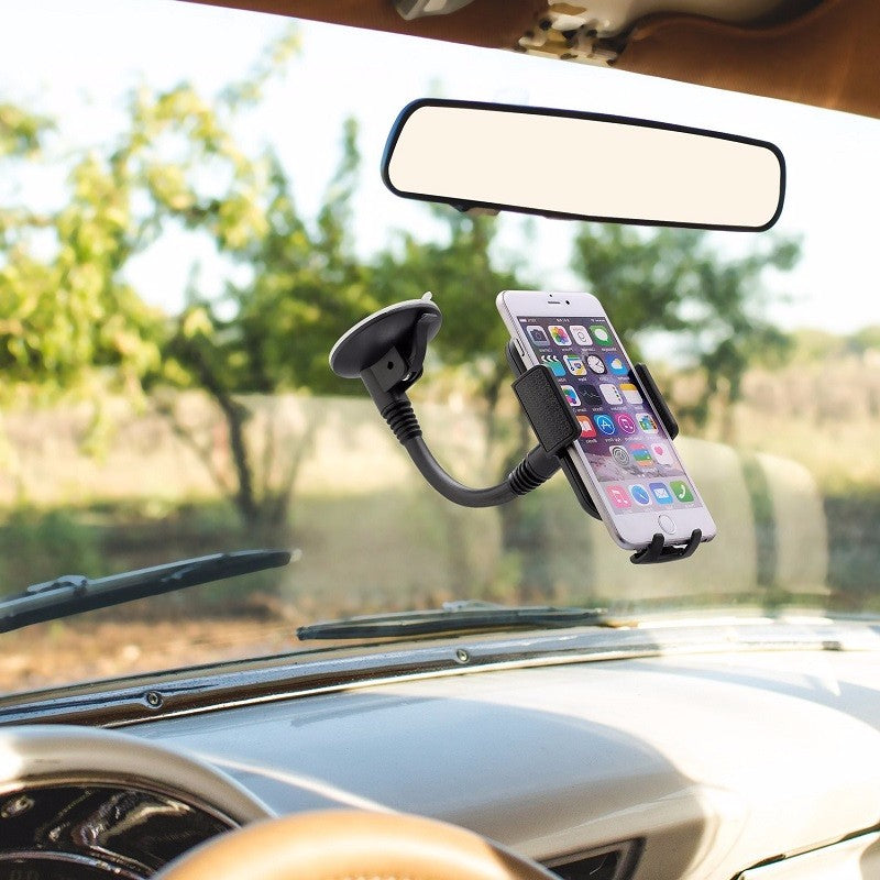 Universal Car Phone Holder 360&deg; Rotation Long Arm Mount