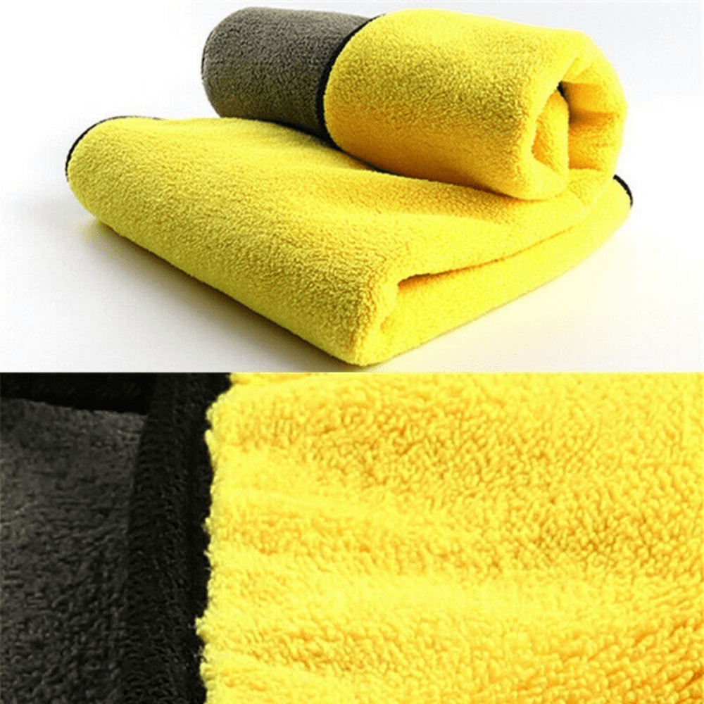 1Pc Microfiber Cleaning Towel for Car Body Washing Double Layer Cleaning Rags