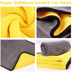 1Pc Microfiber Cleaning Towel for Car Body Washing Double Layer Cleaning Rags