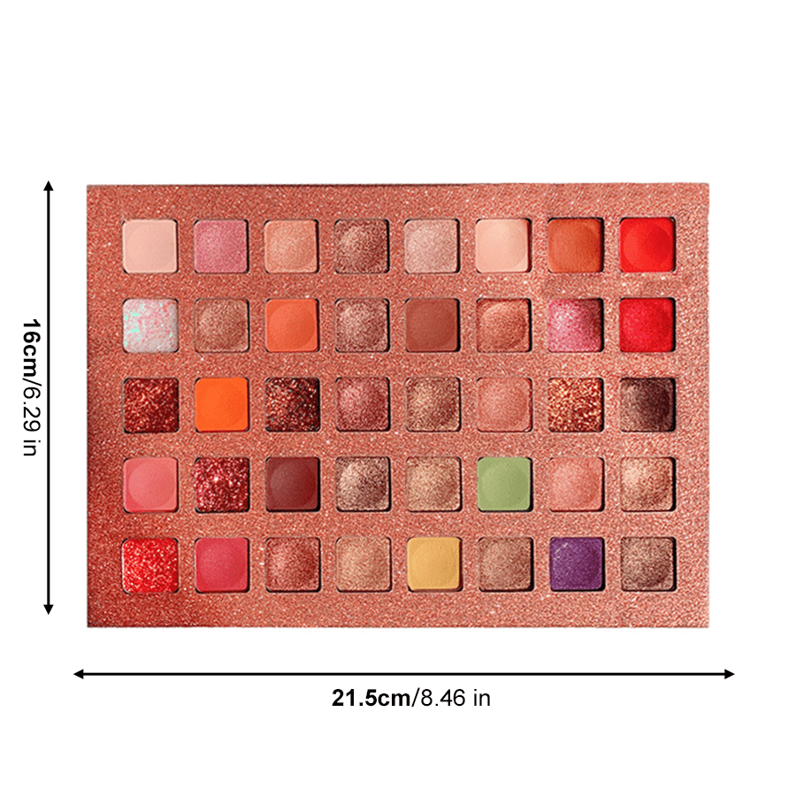 40-Color Eyeshadow Palette Matte Shimmer Waterproof Texture