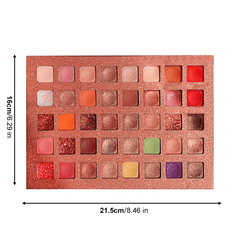 40-Color Eyeshadow Palette Matte Shimmer Waterproof Texture
