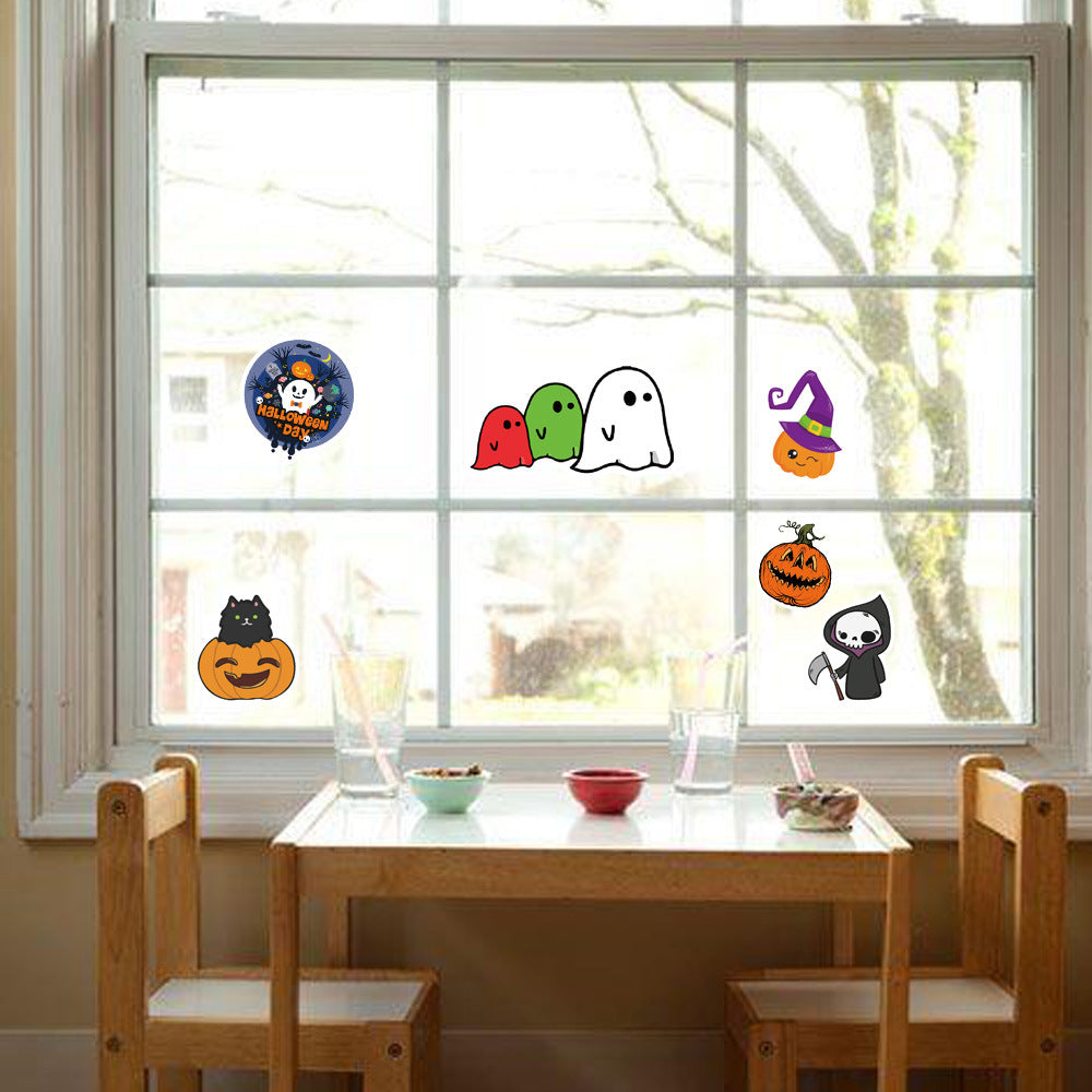 100PCS Halloween Stickers Waterproof Pumpkin Vinyl Stickers