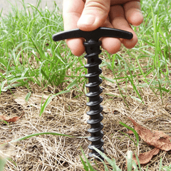 8pcs Tent Pegs Rope Combo Outdoor Camping Tent Rope Organizer Backpack Binding
