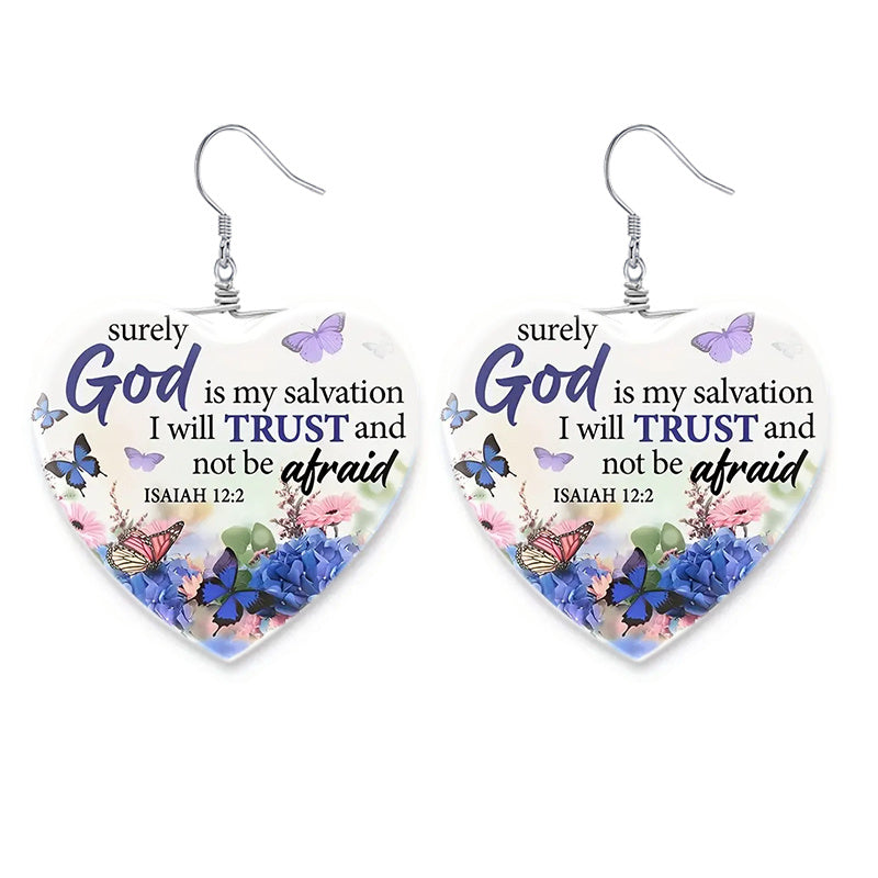 Heart Shaped Crystal Earring For Girls - Christmas Holiday