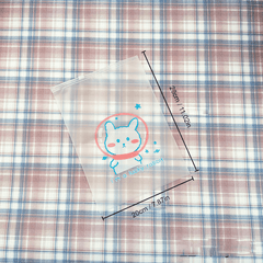 Transparent Underwear Storage Bag Cartoon Luggage Organizer