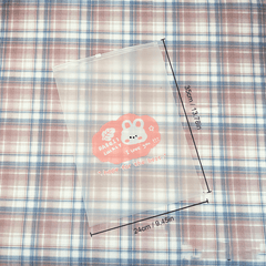 Transparent Underwear Storage Bag Cartoon Luggage Organizer