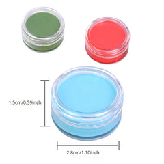 12 Colors Fluorescent Face Painting Paste Halloween Makeup