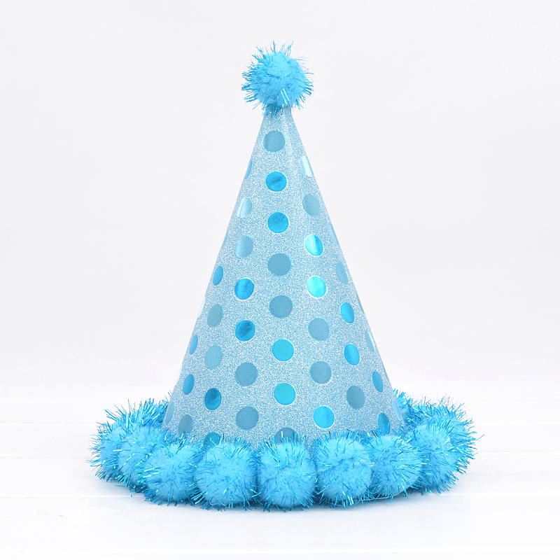 Golden Onion Paper Plush Ball Hat Birthday Party Supplies Hat