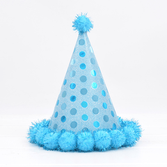 Golden Onion Paper Plush Ball Hat Birthday Party Supplies Hat
