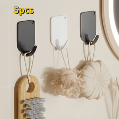 5pcs Adhesive Stainless Steel Hook for Hanging Clothes