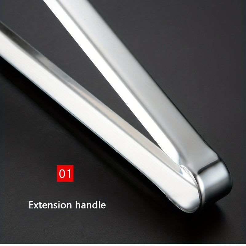 Stainless Steel Noodle Tongs Pasta Spaghetti Tongs Food Clips Kitchen Accessory