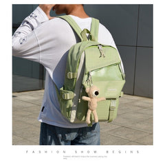 4pcs Backpack Crossbody Handbag Set Student Preppy Large Capacity Bag