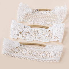 Lace Flowers Headband Hairband - Hair Accessories For Girls