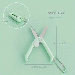 Mini Portable Safe Scissors For Office School Craft Sewing DIY Scrapbooking