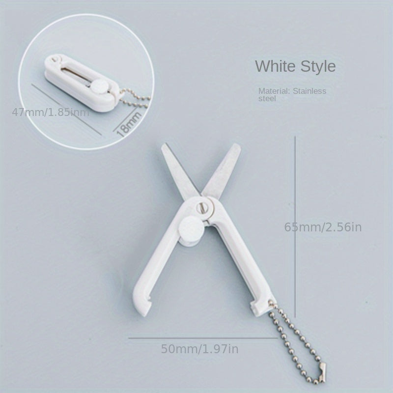 Mini Portable Safe Scissors For Office School Craft Sewing DIY Scrapbooking